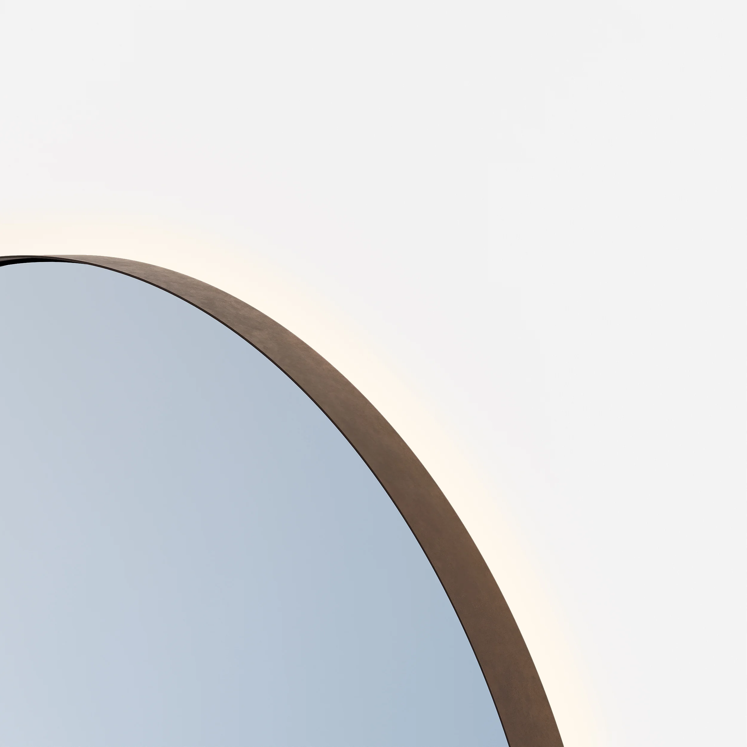 Round Mirror 600mm LED V2 Bronze